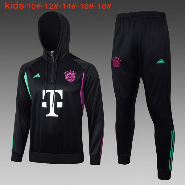 Ninos Sudadera Con Capucha Bayern Munich 2024 Negro 2